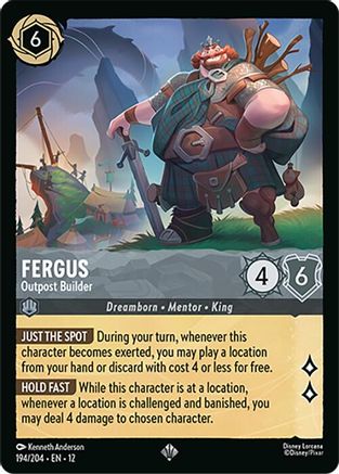 Fergus - Outpost Builder (194/204) Wilds Unknown (Non-Foil)