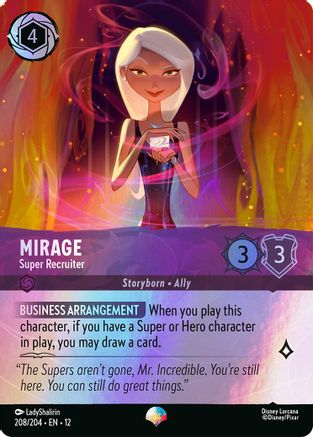 Mirage - Super Recruiter (Epic) (208/204) Wilds Unknown ()