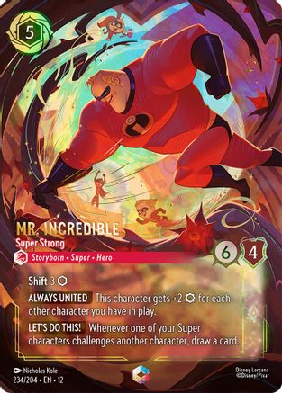 Mr. Incredible - Super Strong (Enchanted) (234/204) Wilds Unknown ()