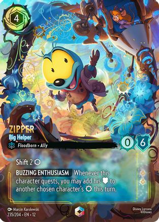 Zipper - Big Helper (Enchanted) (235/204) Wilds Unknown ()