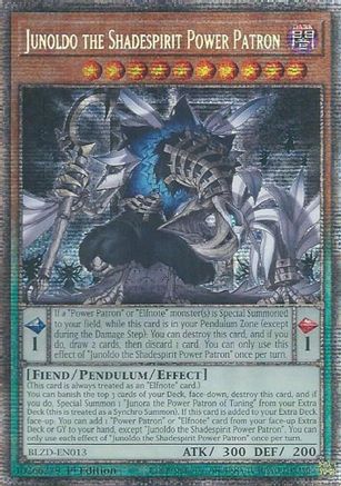 Junoldo the Shadespirit Power Patron (Starlight Rare) [BLZD-EN013] Starlight Rare