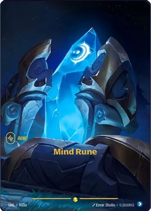 Mind Rune (Alternate Art) (R03a) [Unleashed] Foil