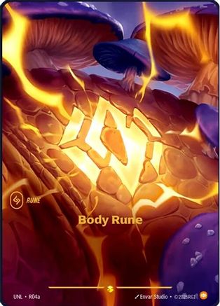 Body Rune (Alternate Art) (R04a) [Unleashed] Foil