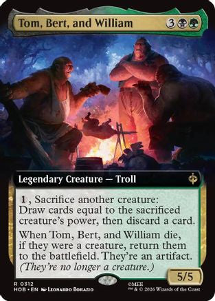 Tom, Bert, and William (Extended Art) (HOB-312) - The Hobbit