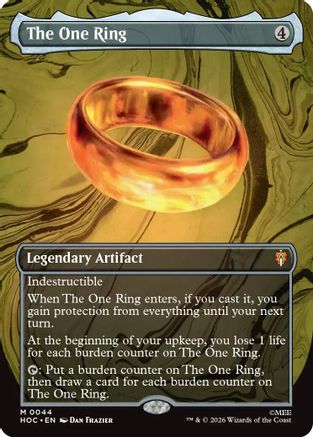 The One Ring (Borderless) (HOC-044) - The Hobbit Foil
