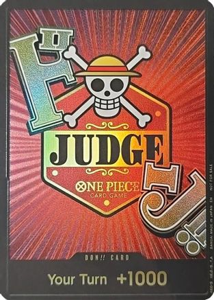 DON!! Card (Judge Promo) [One Piece Promotion Cards] DON!!