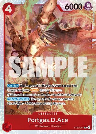 Portgas.D.Ace (007) [Starter Deck EX: Luffy & Ace] Super Rare