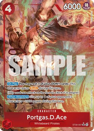 Portgas.D.Ace (007) (Parallel) [Starter Deck EX: Luffy & Ace] Super Rare