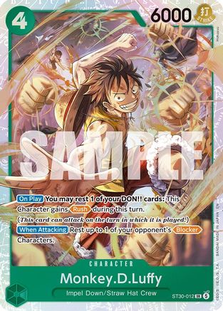 Monkey.D.Luffy [Starter Deck EX: Luffy & Ace] Super Rare