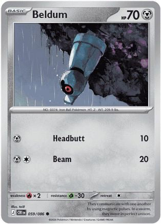 Beldum 059/null [ME04 Chaos Rising]
