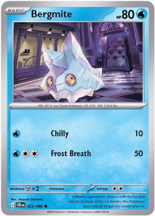 Bergmite 023/null [ME04 Chaos Rising]