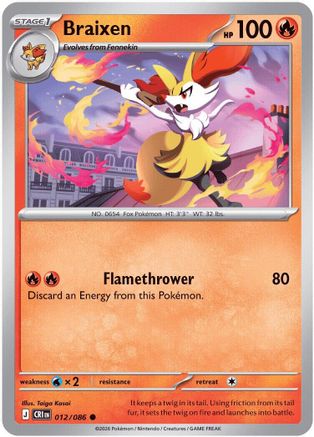 Braixen 012/null [ME04 Chaos Rising]