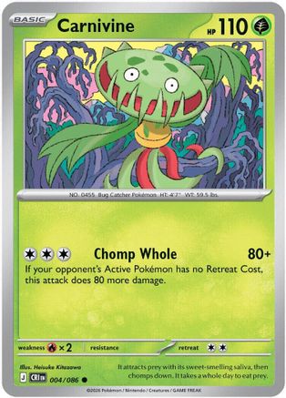 Carnivine 004/null [ME04 Chaos Rising] (Reverse Holofoil)