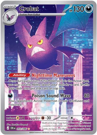 Crobat 093/086 [ME04 Chaos Rising] (Holofoil)