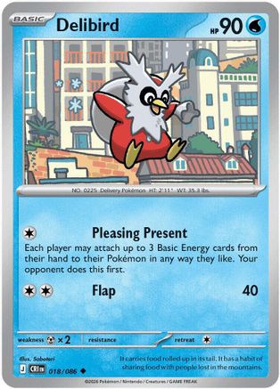 Delibird 018/null [ME04 Chaos Rising]