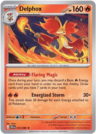 Delphox 013/null [ME04 Chaos Rising] (Holofoil)