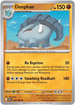 Donphan 045/null [ME04 Chaos Rising] (Reverse Holofoil)
