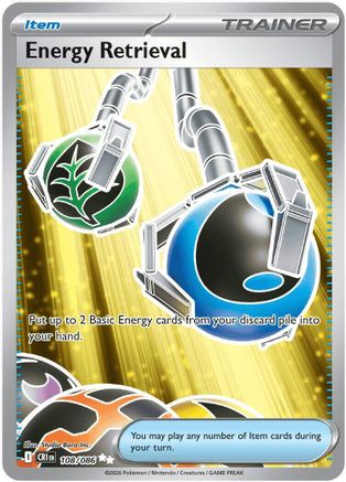 Energy Retrieval 108/null [ME04 Chaos Rising] (Holofoil)