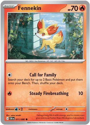 Fennekin 011/null [ME04 Chaos Rising]