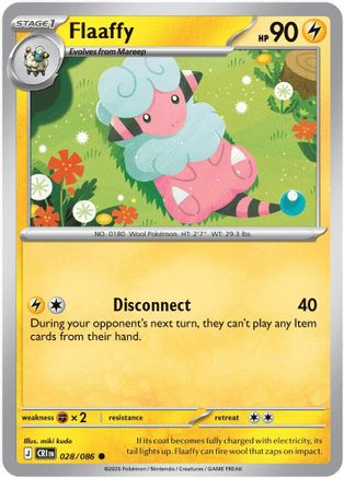 Flaaffy 028/null [ME04 Chaos Rising] (Reverse Holofoil)