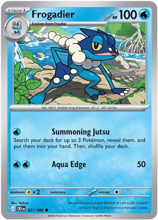 Frogadier 021/086 [ME04 Chaos Rising]