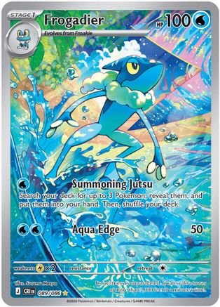 Frogadier 089/086 [ME04 Chaos Rising] (Holofoil)