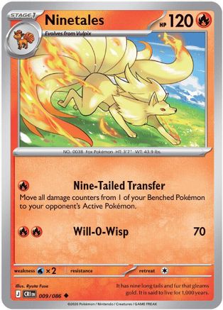 Ninetales 009/null [ME04 Chaos Rising]