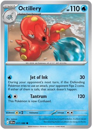 Octillery 017/null [ME04 Chaos Rising] (Reverse Holofoil)