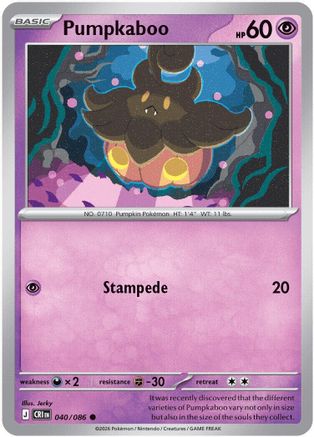 Pumpkaboo 040/null [ME04 Chaos Rising] (Reverse Holofoil)