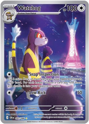Watchog 097/086 [ME04 Chaos Rising] (Holofoil)
