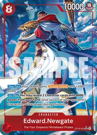 Edward.Newgate (Alternate Art) [The Time of Battle] Super Rare