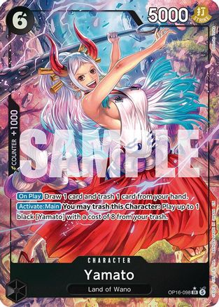 Yamato (098) (Alternate Art) [The Time of Battle] Super Rare
