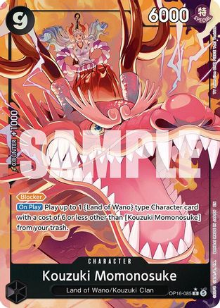 Kouzuki Momonosuke (085) (Alternate Art) [The Time of Battle] Rare