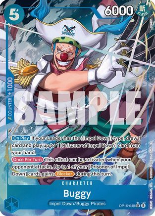 Buggy (048) (Alternate Art) [The Time of Battle] Super Rare