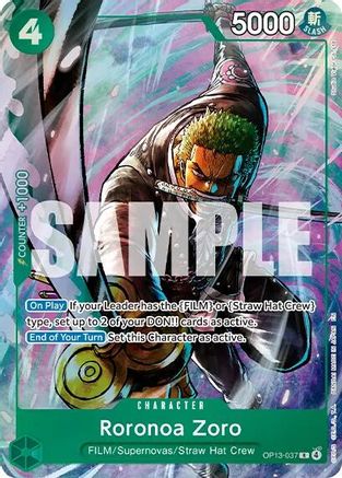 Roronoa Zoro (Premium Card Collection -Best Selection Vol. 6-) [One Piece Promotion Cards] Rare