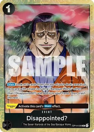 Disappointed? (Premium Card Collection -Best Selection Vol. 6-) [One Piece Promotion Cards] Uncommon