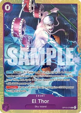 El Thor (Premium Card Collection -Best Selection Vol. 6-) [One Piece Promotion Cards] Uncommon
