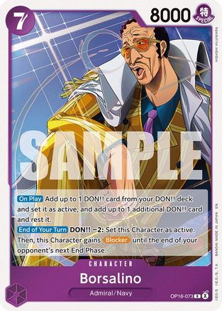 Borsalino [The Time of Battle] Rare