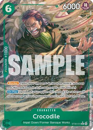 Crocodile (Full Art) [Starter Deck EX: Luffy & Ace] Common