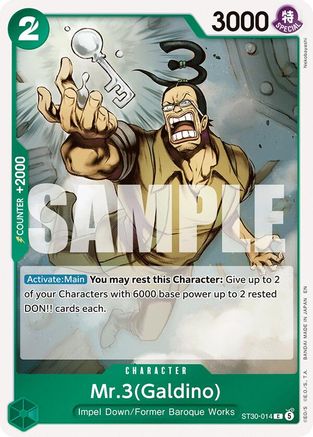 Mr.3(Galdino) [Starter Deck EX: Luffy & Ace] Common