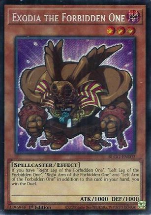 Exodia the Forbidden One [BLGG-EN002] Secret Rare