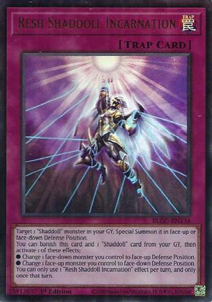 Resh Shaddoll Incarnation [BLGG-EN134] Ultra Rare