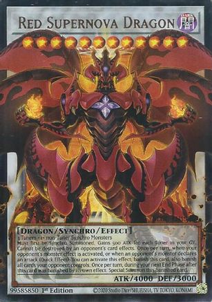 Red Supernova Dragon (Extended Art) [BLGG-EN139] Ultra Rare