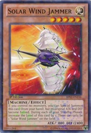 Solar Wind Jammer [BP02-EN116] Mosaic Rare