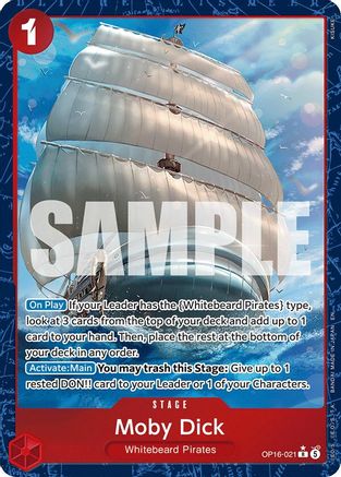 Moby Dick (Alternate Art) [The Time of Battle] Rare