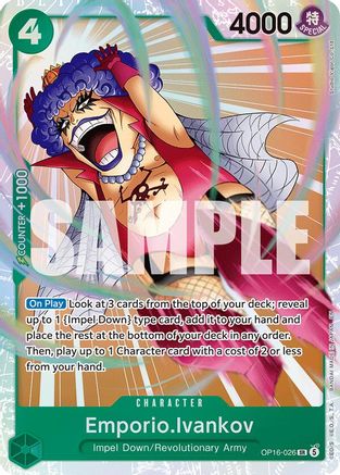 Emporio.Ivankov (026) [The Time of Battle] Super Rare