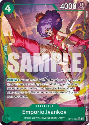 Emporio.Ivankov (026) (Alternate Art) [The Time of Battle] Super Rare