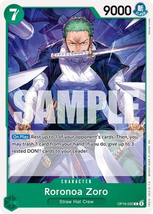 Roronoa Zoro (035) [The Time of Battle] Common