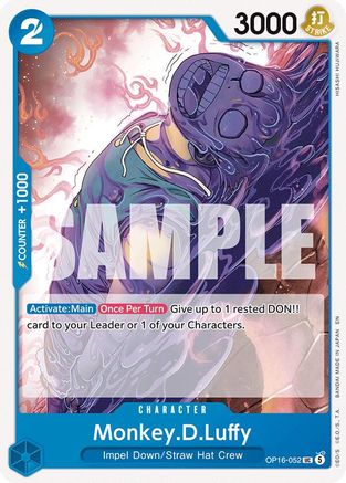 Monkey.D.Luffy (052) [The Time of Battle] Uncommon
