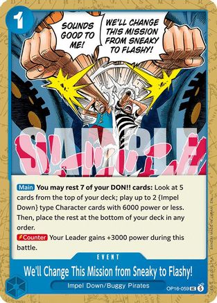 We'll Change This Mission from Sneaky to Flashy! [The Time of Battle] Uncommon